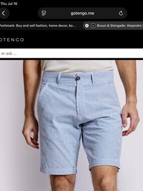 Bruun & Stengade Alejandro Shorts, size 32